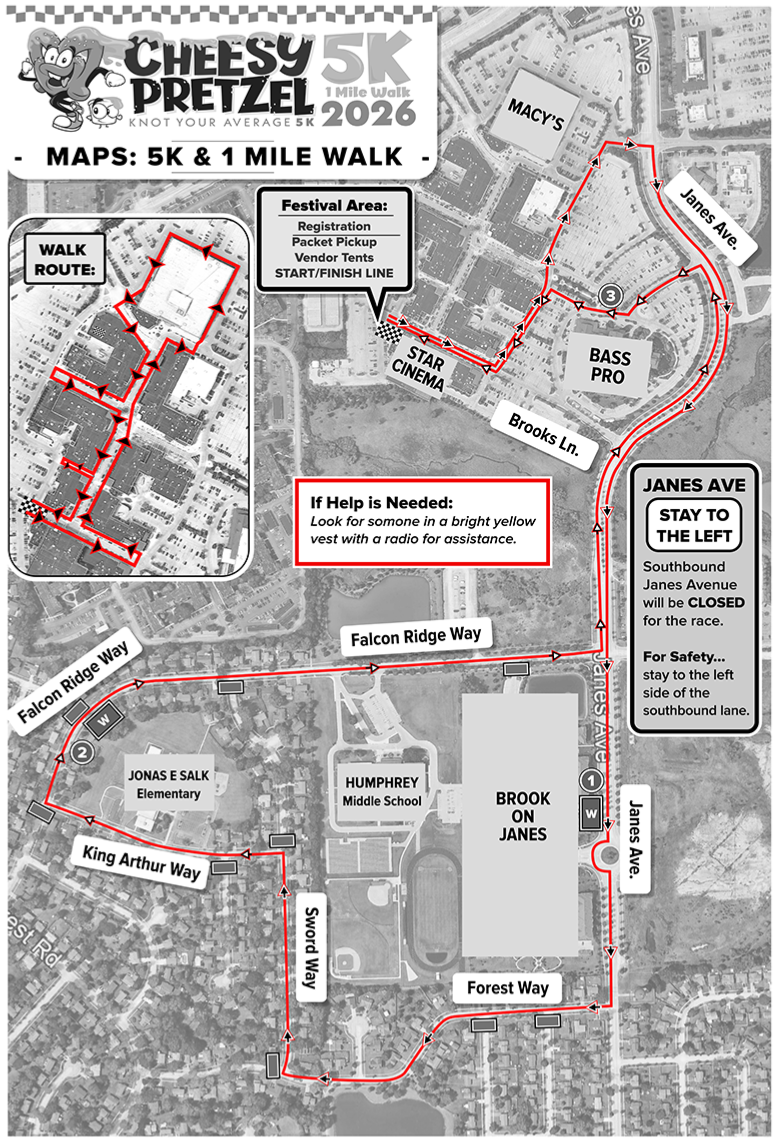 2026 Run & Walk Routes