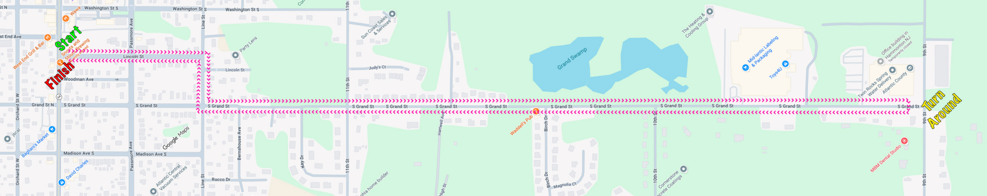 Snouts and Stouts 5K Map