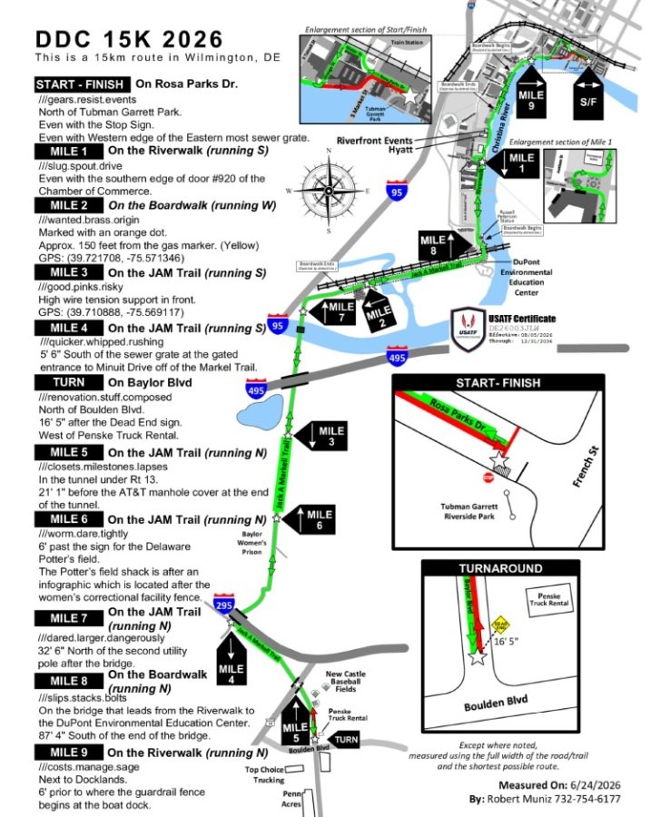 DDC 15K Course Map
