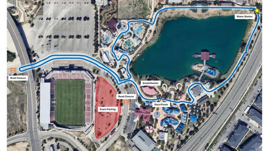 Britta's Chase 5K Course Map, from the Britta's Chase 5K page