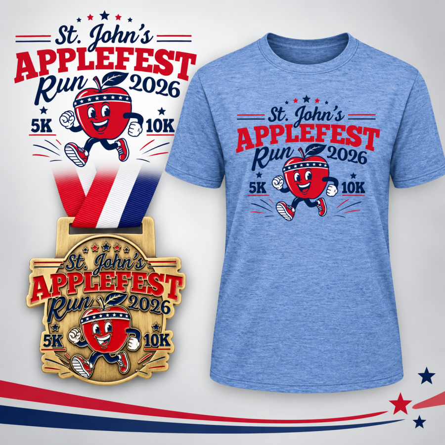 Race Swag!, from the St. John's Waltz Applefest 5K/10K Run page