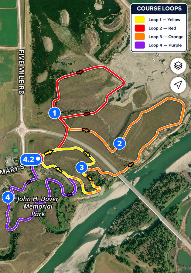 2026 Montana Cup Course Map
