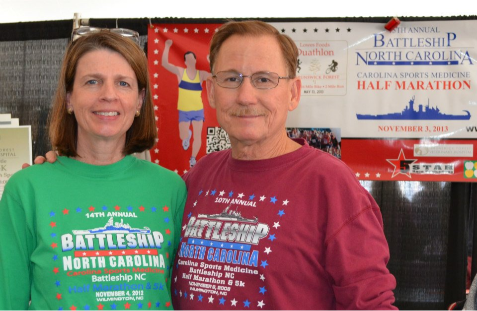Janice McSweeney and Ed Fore, 2026 Battleship Half Marathon Hall of Fame inductees