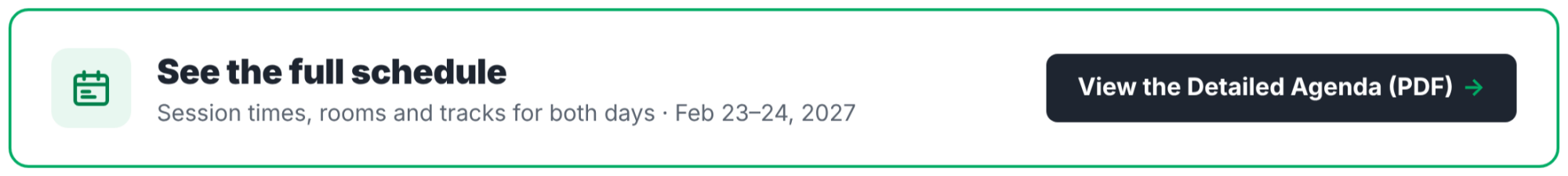 2027 Timer Summit Full Agenda