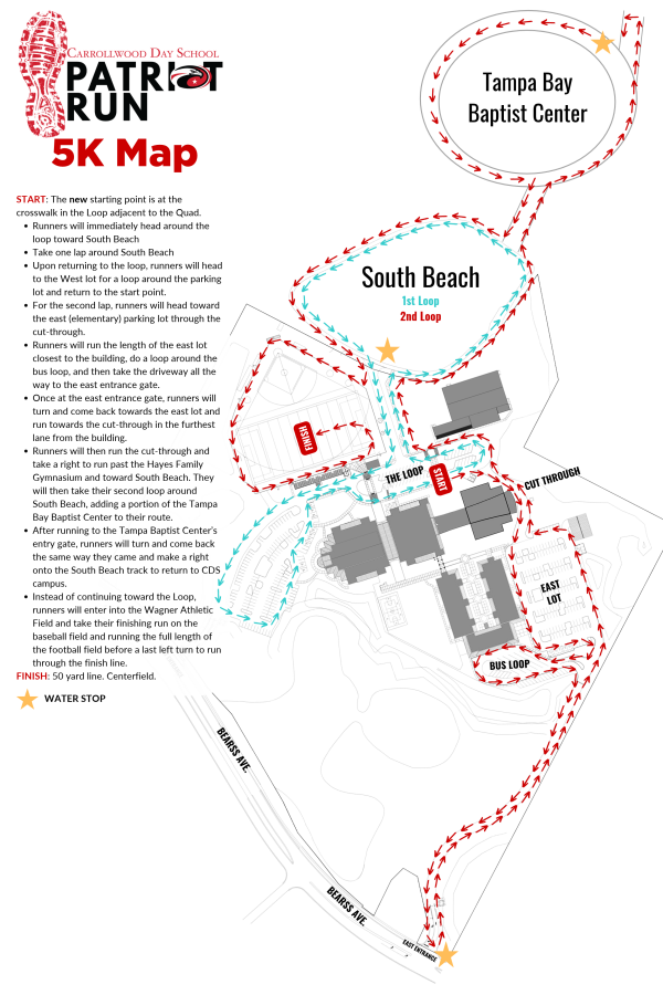 Patriot Run Final Course Map